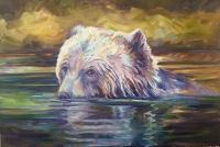 swimming-bear