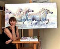 *SOLD Oceanic Dreams with artist