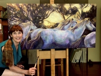 SOLD* Dreaming...with Diane in the Studio